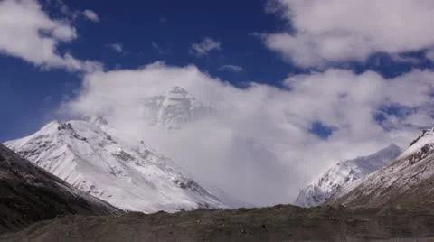 Timelapse Mount Everest base-camp 스톡 동영상 11612364