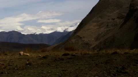 Timelapse Mount Everest landscape Vídeo Stock 11592966