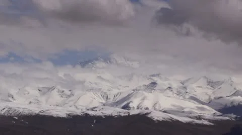 Timelapse Mount Everest landscape 스톡 동영상 11592988
