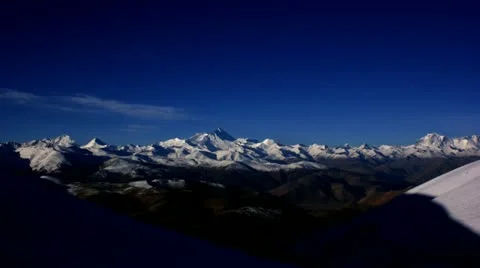 Timelapse Mount Everest landscape Stock-Footage 11594172