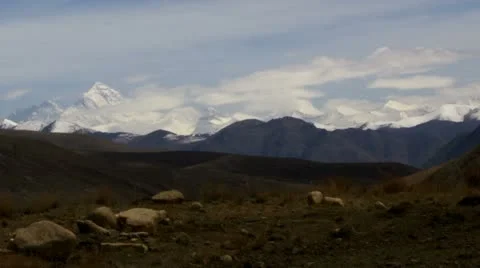 Timelapse Mount Everest landscape 動画素材 11611816