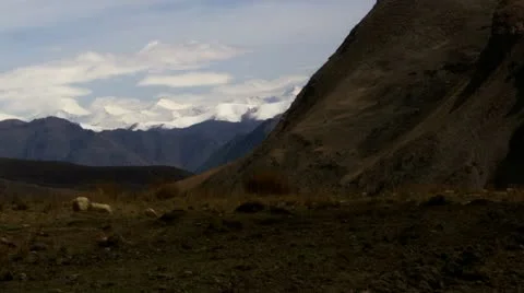 Timelapse Mount Everest landscape Видео 11611818