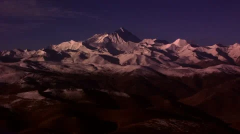 Timelapse Mount Everest landscape Stock-Footage 11611822