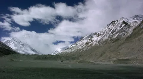 Timelapse Mount Everest landscape Vídeos de archivo 11611827