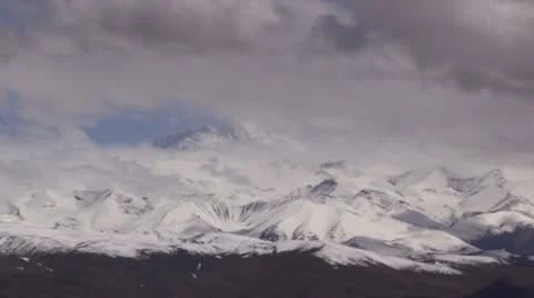 Timelapse Mount Everest landscape Vídeo Stock 11611830