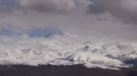 Timelapse Mount Everest landscape 스톡 동영상 11611835