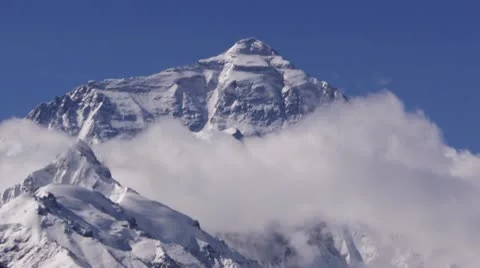 Timelapse Mount Everest landscape 스톡 동영상 11611836