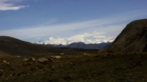 Timelapse Mount Everest landscape Видео 11612256