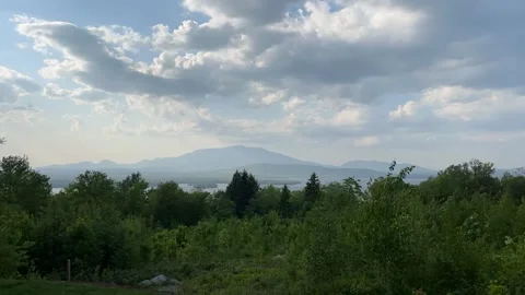 Timelapse Mount Katahdin Maine Stock Footage 249610078