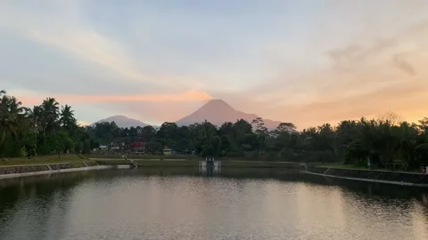 Timelapse of Mount Merapi. Stock Footage 236594196