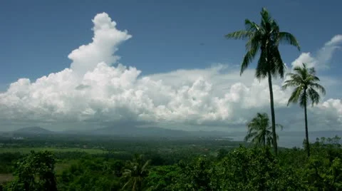 Timelapse Mount Rinjani landscape Vídeo Stock 11552507