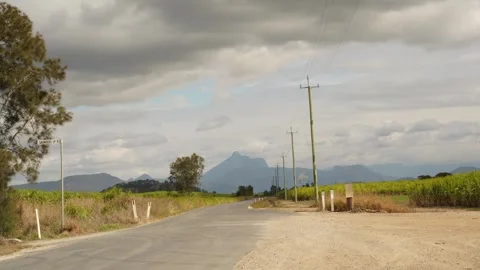 Timelapse of Mount Warning, NSW, Australia Video stock 260101661