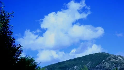 TIMELAPSE - MOUNTAIN AND CLOUDS Stock Footage 332623800