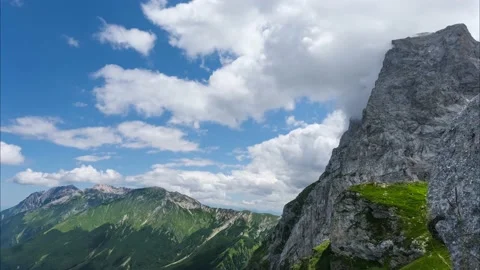 Timelapse of the mountain area of the gran sasso italy abruzzo Video stock 136824180