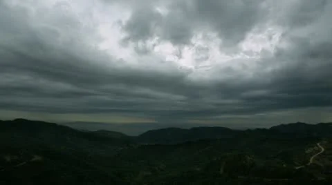 Timelapse mountain clouds Video stock 11607074