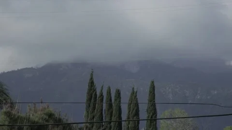 Timelapse of Mountain Clouds Stock Footage 61159542