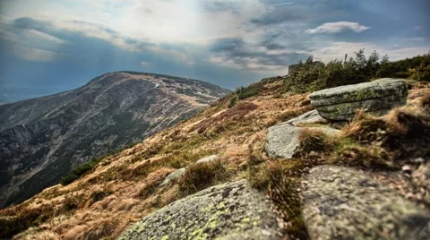 Timelapse with mountain 스톡 동영상 67627352