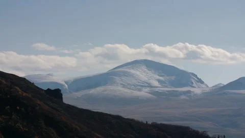 Timelapse of the mountain Stock Footage 256084037