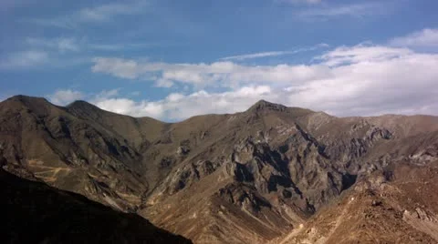 Timelapse mountain landscape Stockbeeldmateriaal 11611997