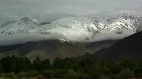 Timelapse mountain landscape Stockbeeldmateriaal 11612231