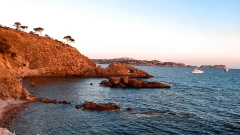 Timelapse of mountain at majorca Stock Footage 90552001