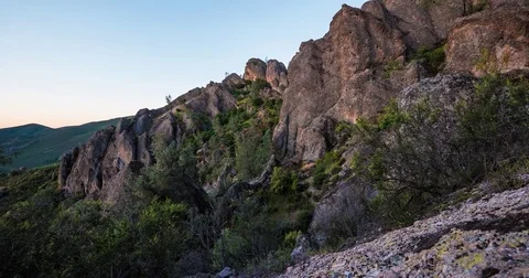 Timelapse of Mountain Peaks at Sunrise 4K Stock Footage 81561237