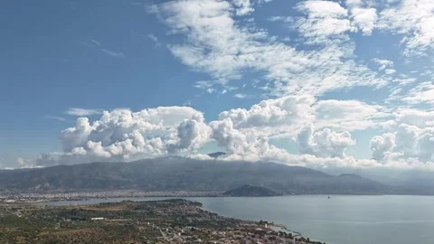 Timelapse of the mountain of Pelion, Greece Stock Footage 288738695