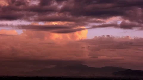 Timelapse mountain rain Stock-Footage 11552643
