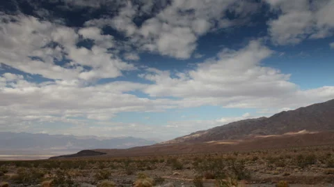 Timelapse mountain range death valley, california Stock Footage 5942309