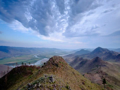 Timelapse, mountain range Stock Footage 81878037