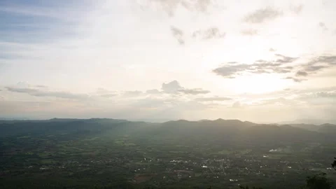 TimeLapse : Mountain Scenery At Sunset. Stock Footage 278163317