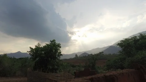 Timelapse of a mountain view 스톡 동영상 87496175