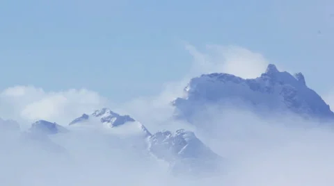 Timelapse mountains and clouds Video stock 1215618