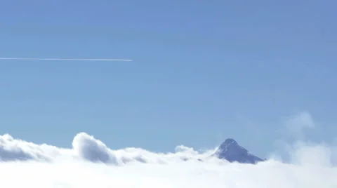 Timelapse mountains and clouds Stock Footage 1215635