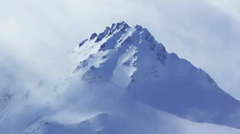 Timelapse mountains and clouds Stock Footage 1215689
