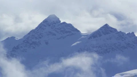 Timelapse mountains and clouds Stock Footage 1215852