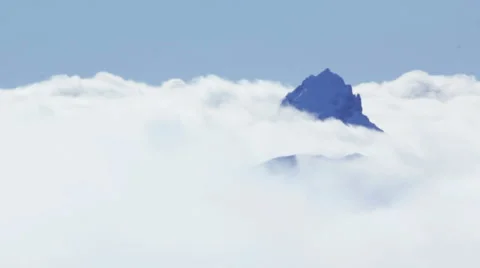 Timelapse mountains and clouds Stock Footage 1216056