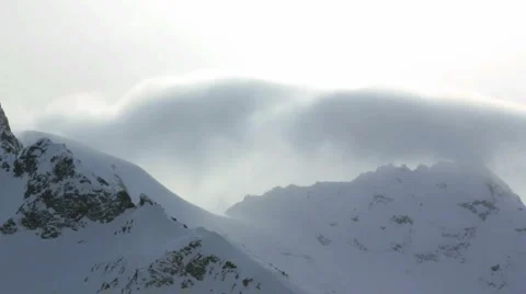 Timelapse mountains and clouds Stock Footage 1216833