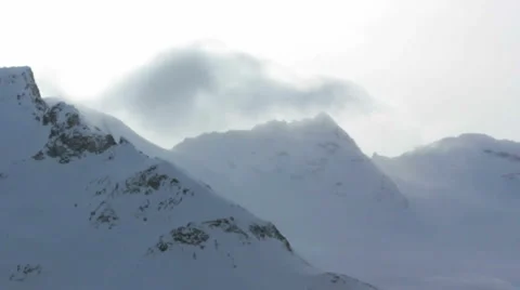 Timelapse mountains and clouds Stock Footage 1217026
