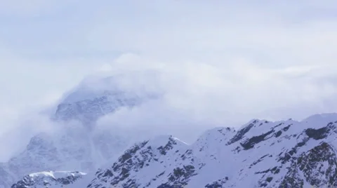 Timelapse mountains and clouds Stock Footage 1217058