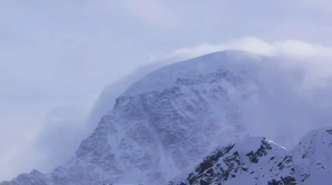 Timelapse mountains and clouds Stock Footage 1217074