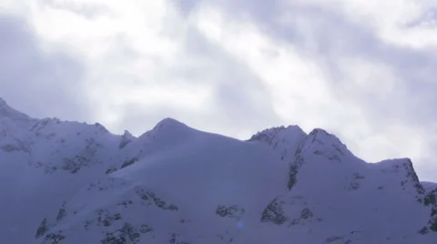 Timelapse mountains and clouds Stock Footage 1217099