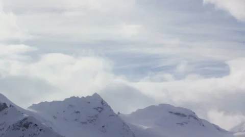 Timelapse mountains and clouds Stock Footage 1217234