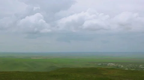 Timelapse mountains and clouds Stock Footage 5090492