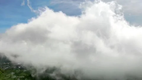 Timelapse of mountains and clouds Stock Footage 297640207