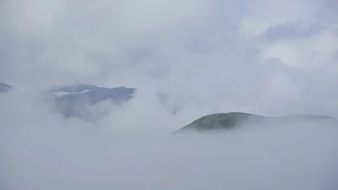 Timelapse of mountains and clouds in Norway Stock Footage 71278104
