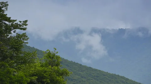 Timelapse in the mountains Stockbeeldmateriaal 62405816
