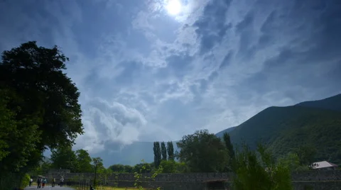 Timelapse in the mountains Stockbeeldmateriaal 62405824