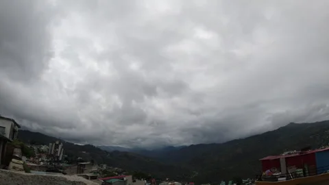 Timelapse of the mountains sky Stock Footage 247615967