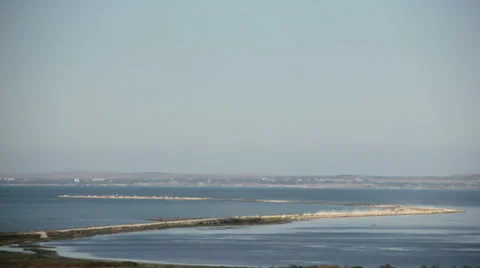 Timelapse movement of the clouds over the sea Vídeos de archivo 38523801